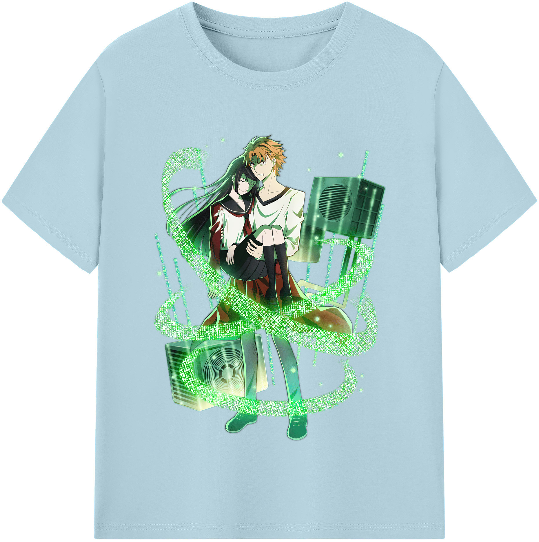 （画像用） 文豪ストレイドッグス Bungo Stray Dogs 綿100％半袖Tシャツ（フロントプリント）